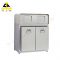 Two-compartment Stainless Steel Recycle Bin(TH2-80SAP) 